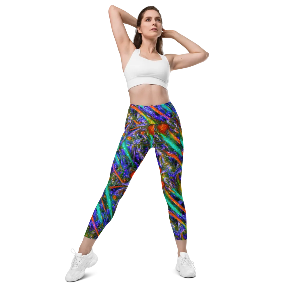 Turbulent Prism on Leggings with Pockets — Front
