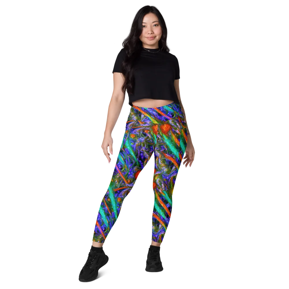 Turbulent Prism on Leggings with Pockets — Front