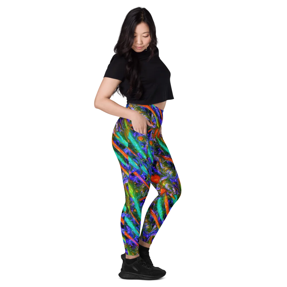 Turbulent Prism on Leggings with Pockets — Right