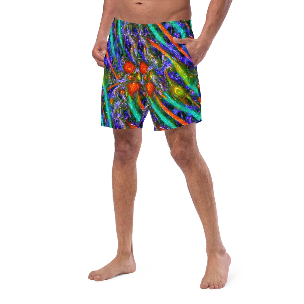 Turbulent Prism on Swim Trunks — Left Front