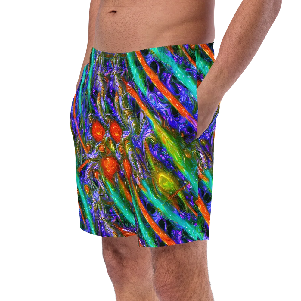 Turbulent Prism on Swim Trunks — Left Front