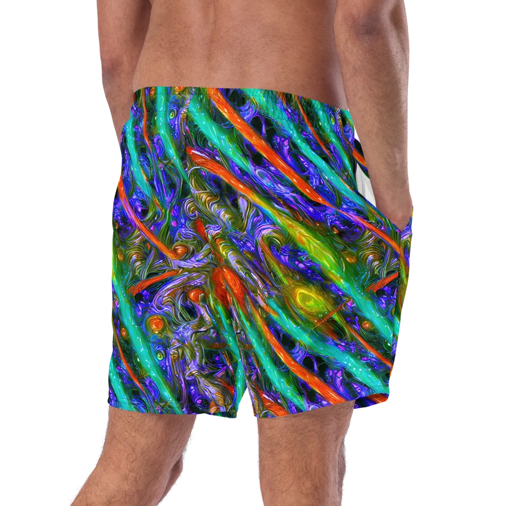Turbulent Prism on Swim Trunks — Right Back