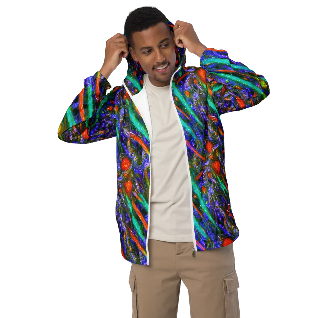 Turbulent Prism on Men's Windbreaker — Front