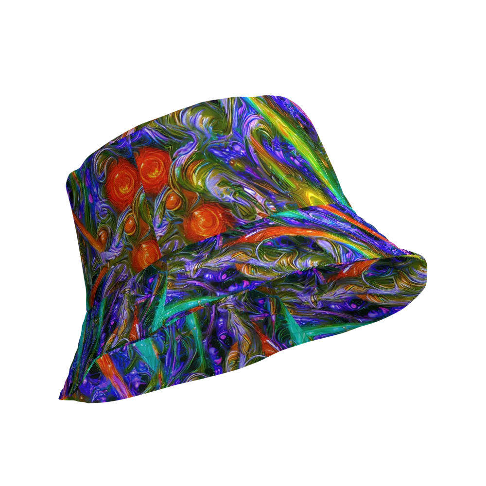 Turbulent Prism on Reversible Bucket Hat — Product details Outside