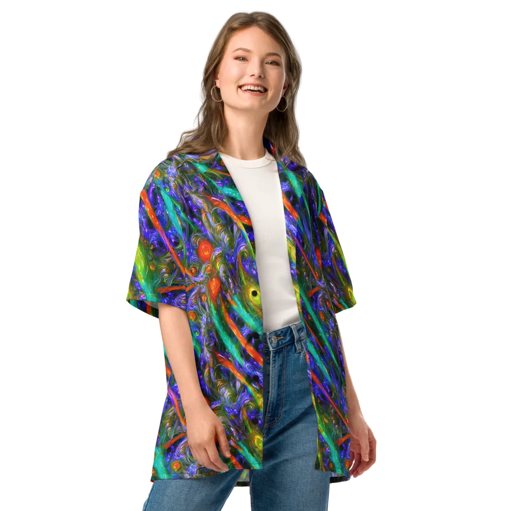 Turbulent Prism on Button Shirt — Front