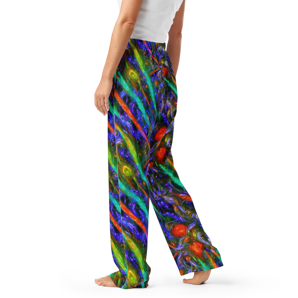 Turbulent Prism on Women's Pajama Pants — Left