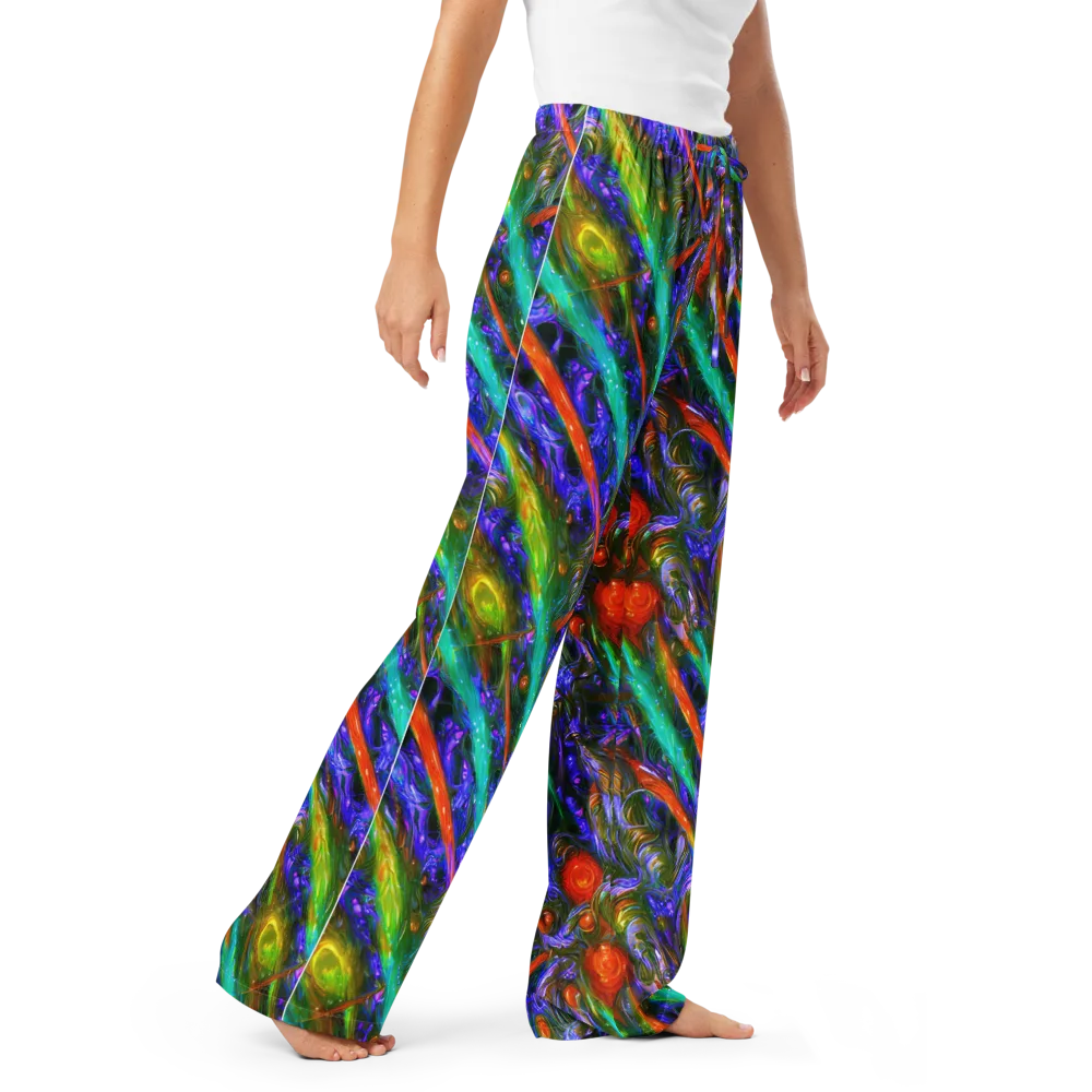 Turbulent Prism on Women's Pajama Pants — Right Front