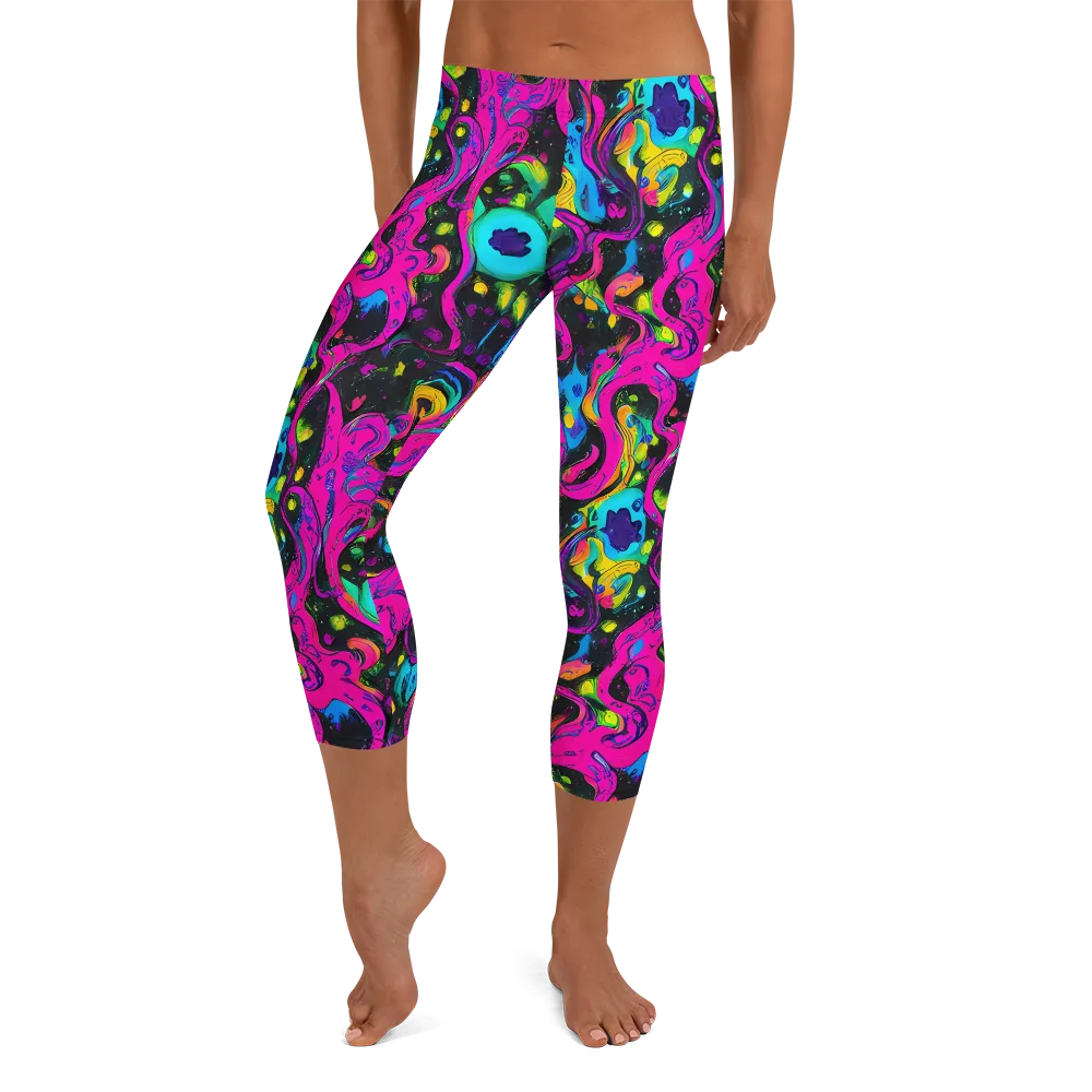 Afterdark Flow on Capri Leggings — Front