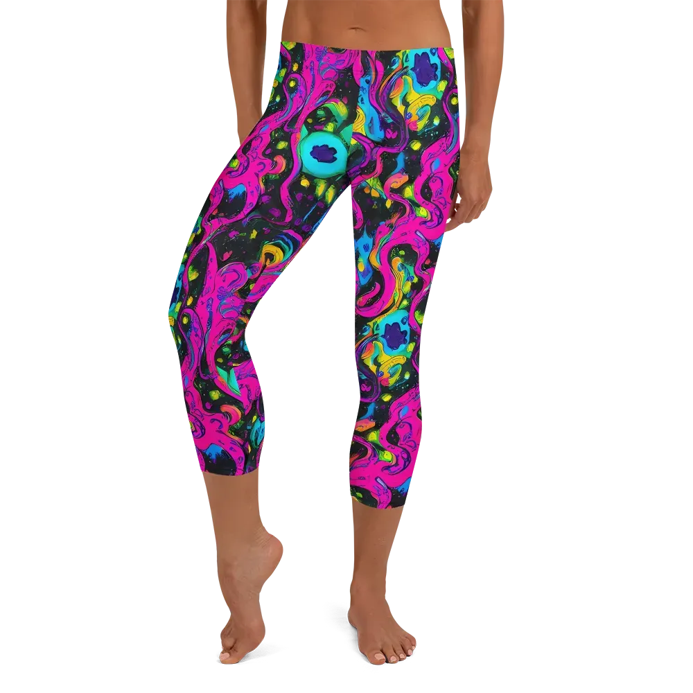 Afterdark Flow on Capri Leggings — Front