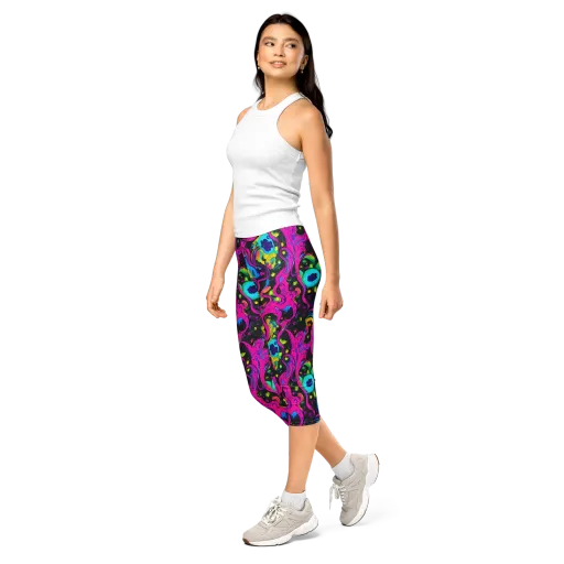 Afterdark Flow on a Capri Leggings
