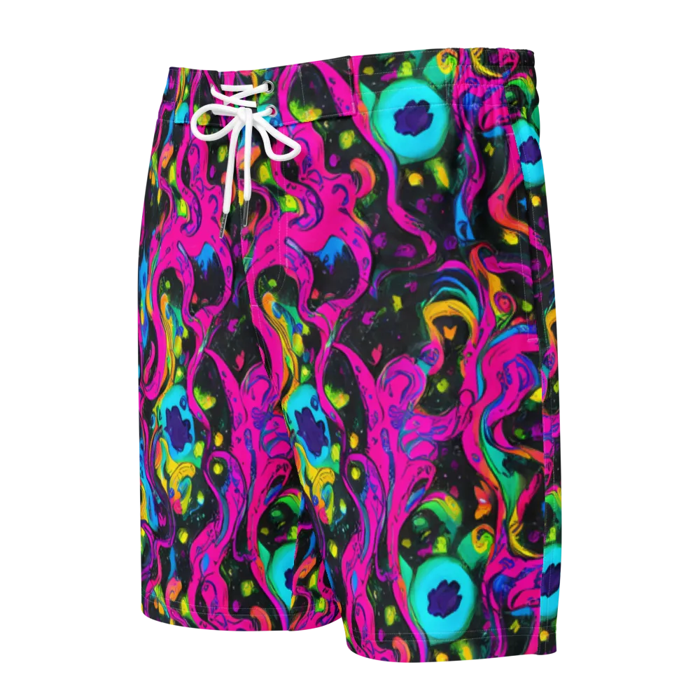 Afterdark Flow on Men's Board Shorts — Front
