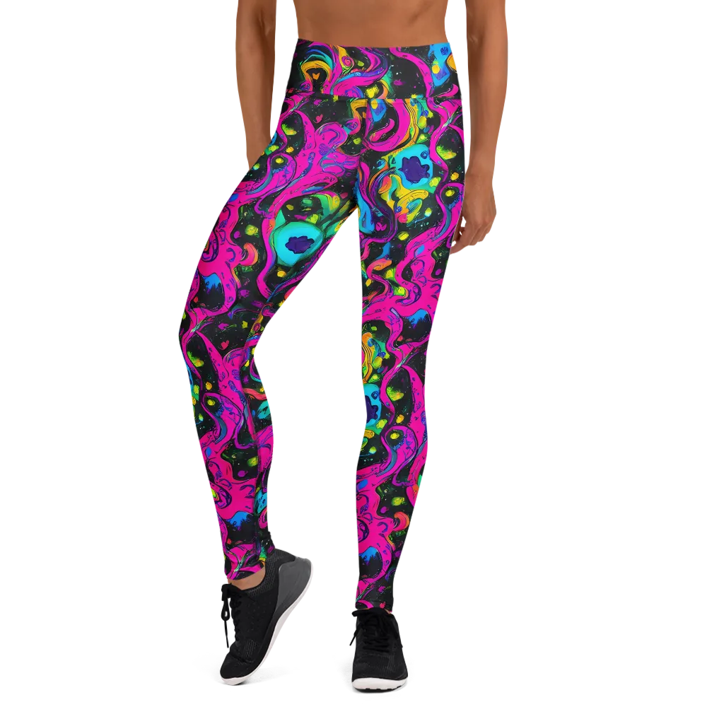 Afterdark Flow on Yoga Leggings — Front