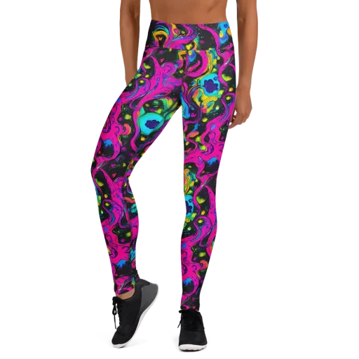Afterdark Flow on a Yoga Leggings