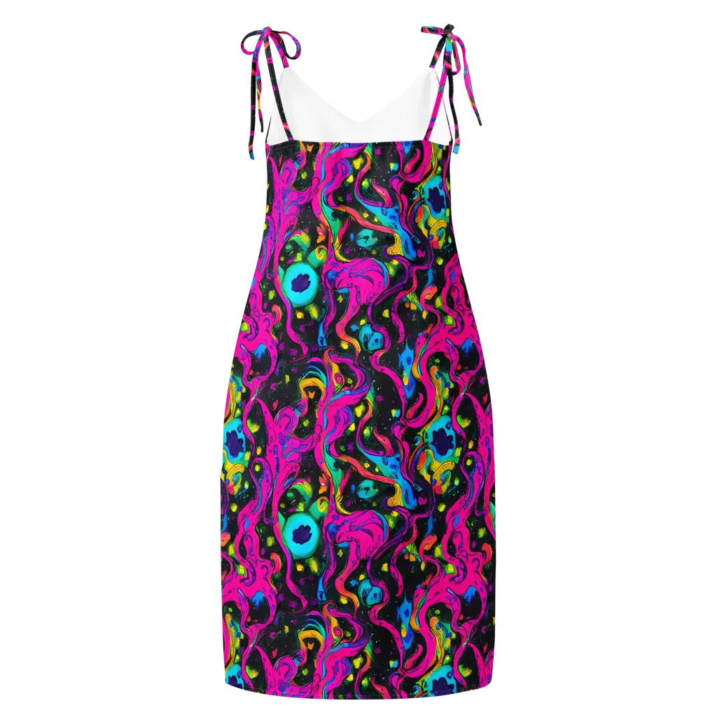 Afterdark Flow on Slip Dress — Back