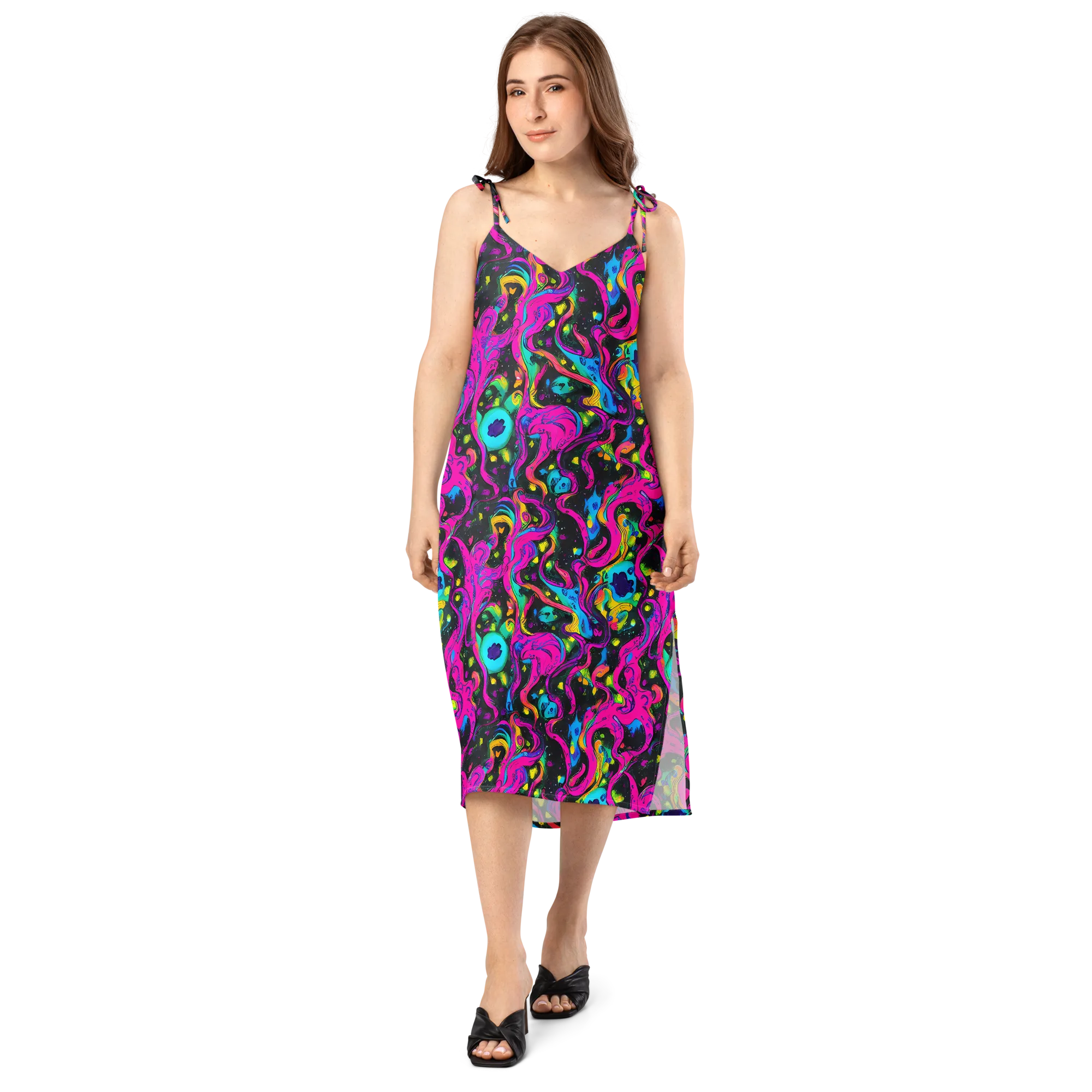 Afterdark Flow on Slip Dress — Front