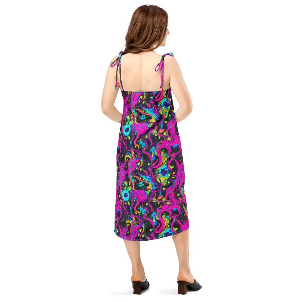 Afterdark Flow on Slip Dress — Back