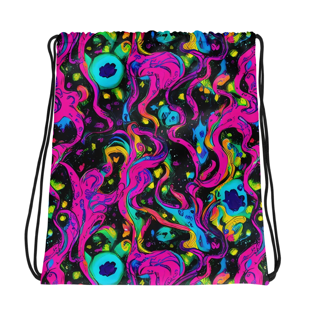 Afterdark Flow on Drawstring Bag — Photo