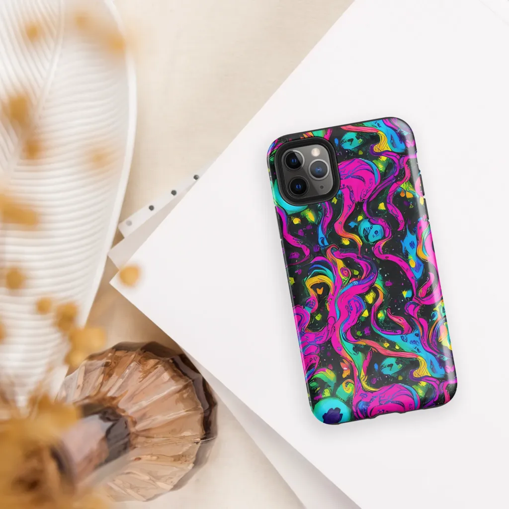 Afterdark Flow on Tough Case for iPhone® — Front