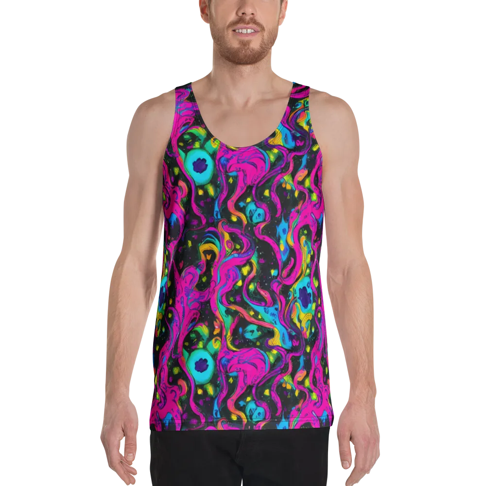 Afterdark Flow on Men's Tank Top — Front