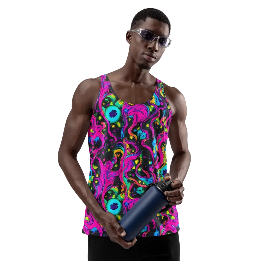 Afterdark Flow on Men's Tank Top — Front
