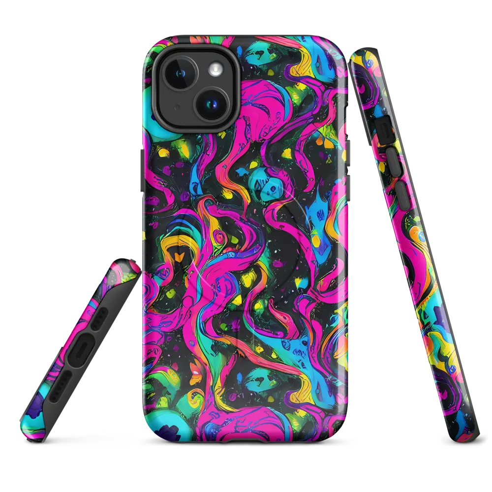 Afterdark Flow on MagSafe Tough Case for iPhone® — Front