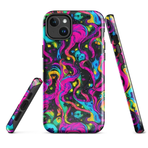 Afterdark Flow on a MagSafe Tough Case for iPhone®