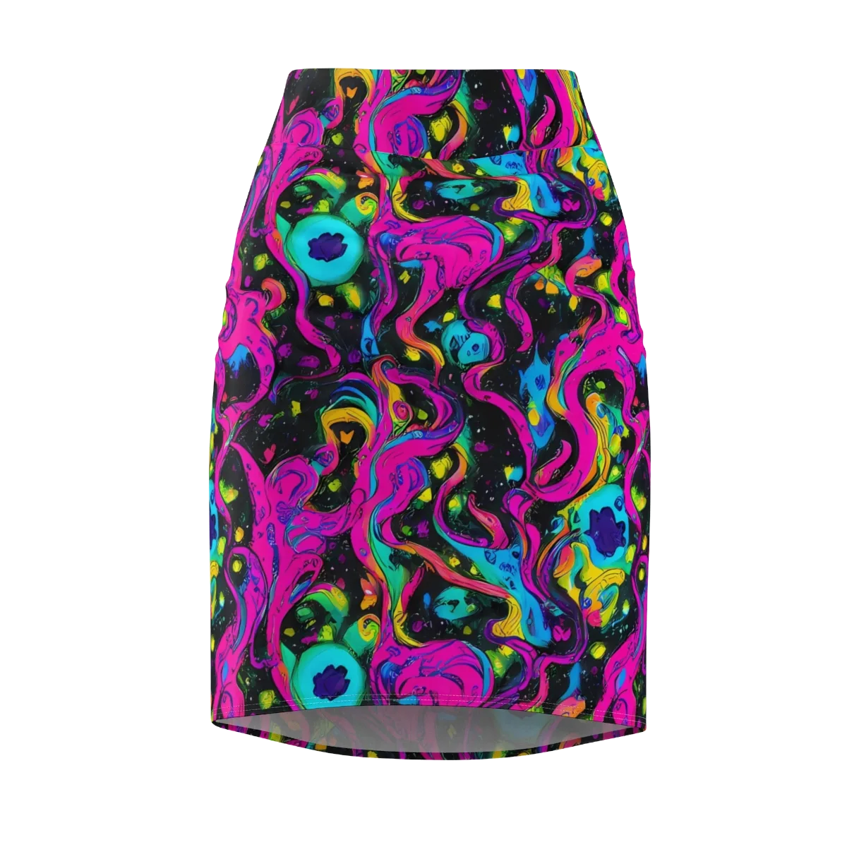 Afterdark Flow on Pencil Skirt — Front