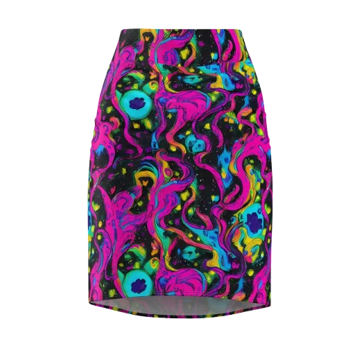 Afterdark Flow on a Pencil Skirt