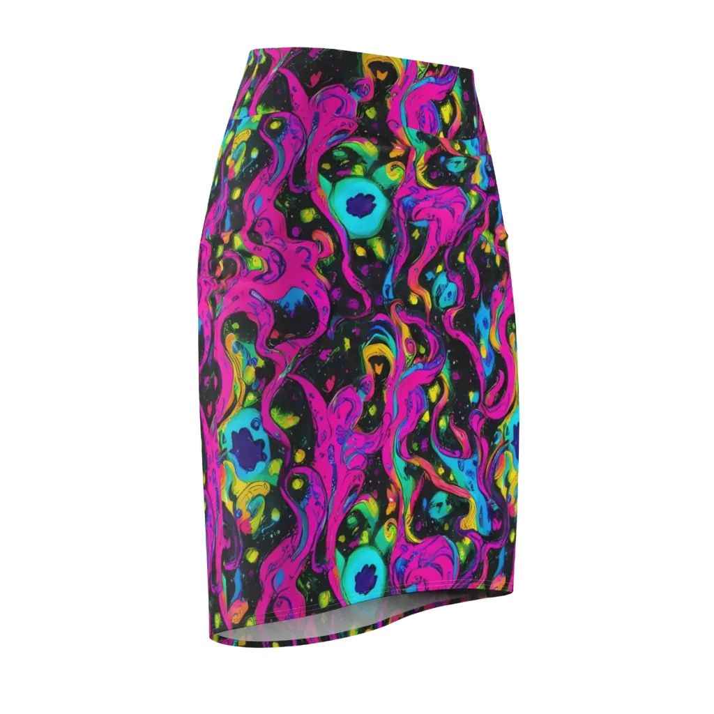 Afterdark Flow on Pencil Skirt — Front Side