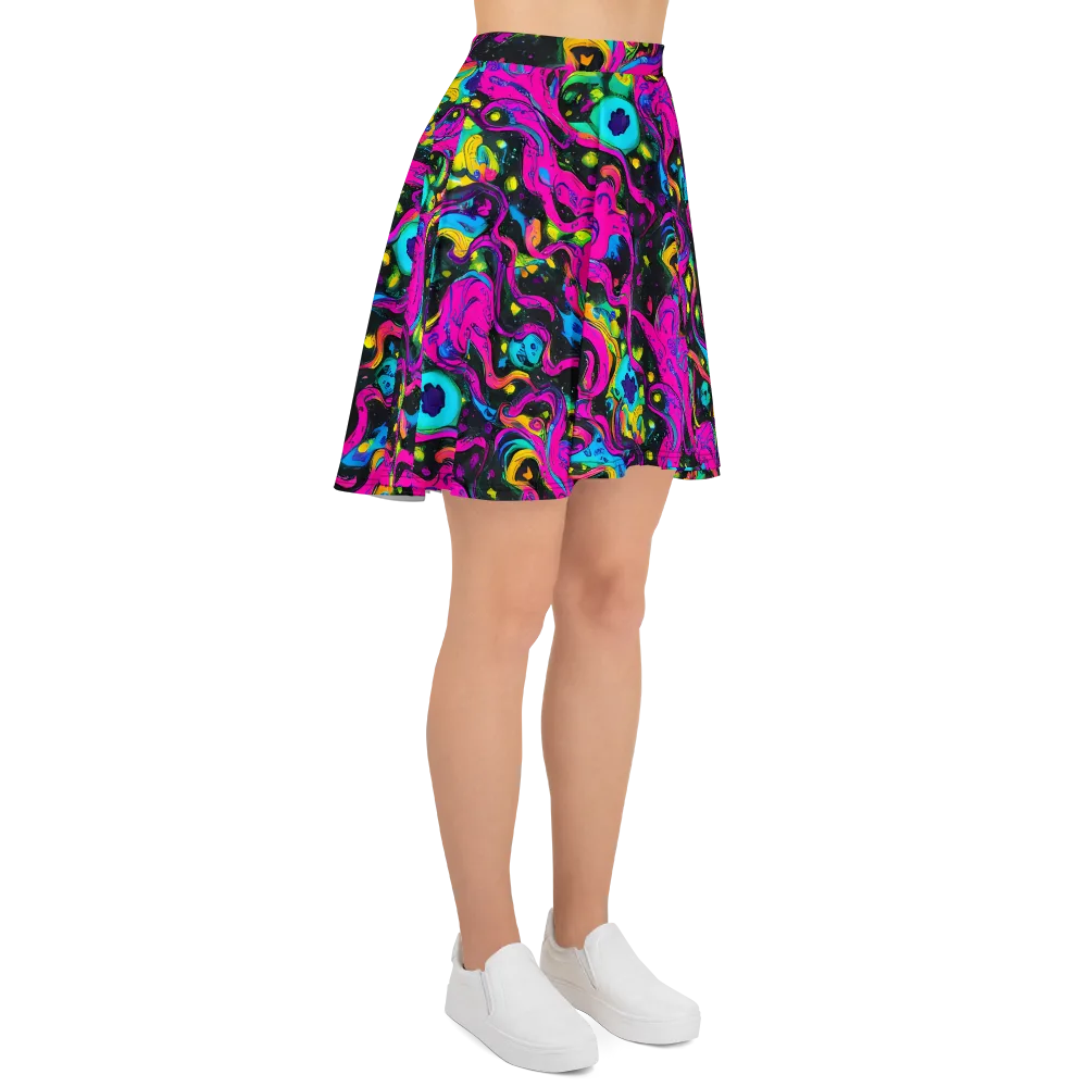 Afterdark Flow on Skater Skirt — Right