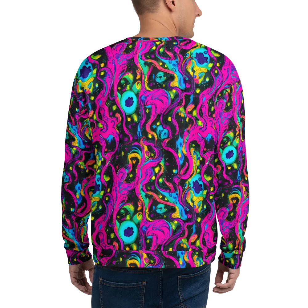 Afterdark Flow on Sweatshirt — Back
