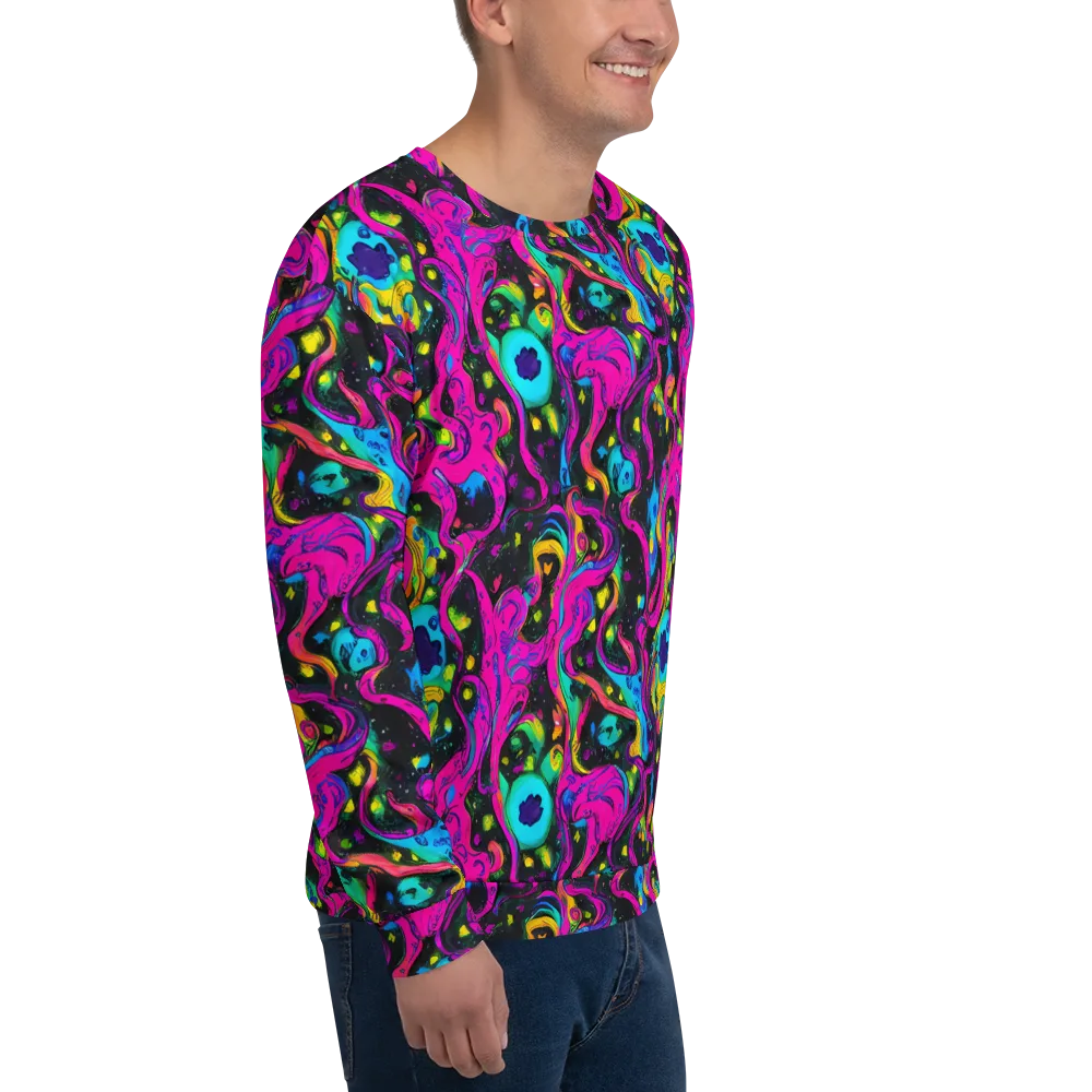 Afterdark Flow on Sweatshirt — Right Front
