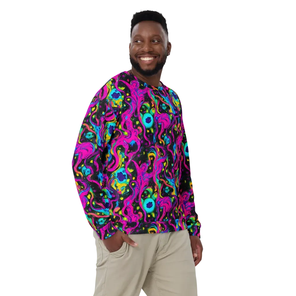 Afterdark Flow on Sweatshirt — Front