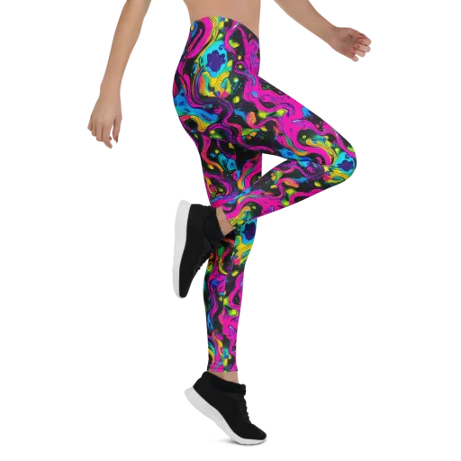Afterdark Flow on a Leggings