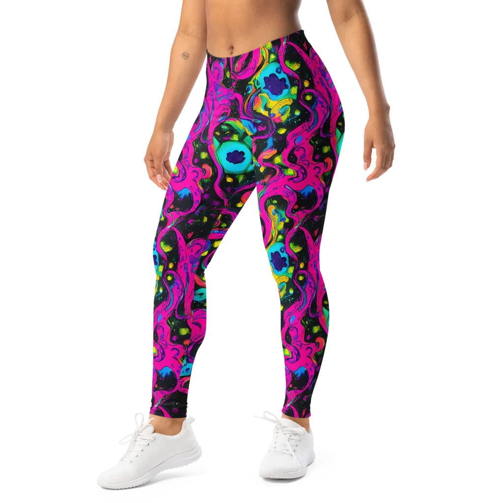 Afterdark Flow on Leggings — Left Front