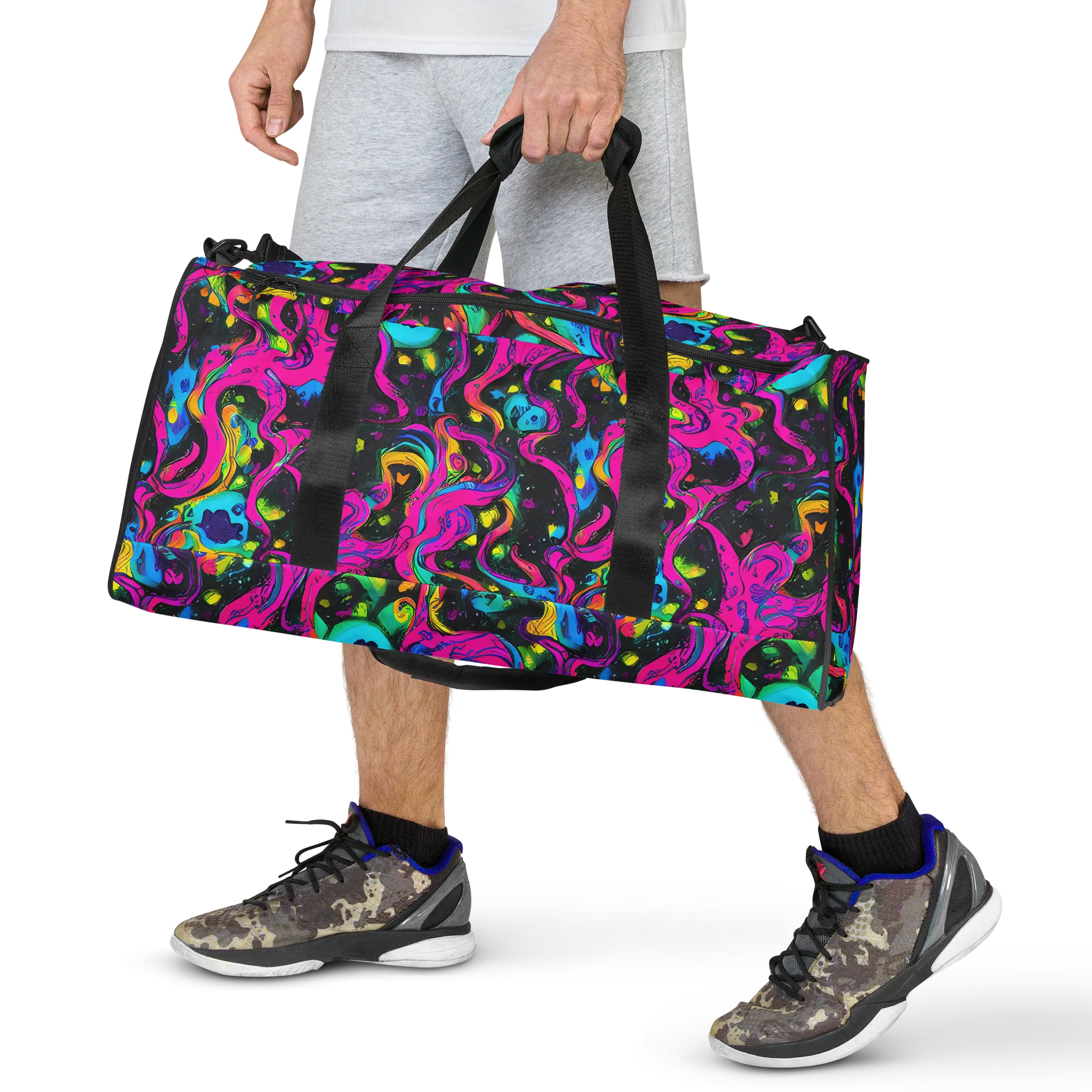 Afterdark Flow on Duffle Bag — Front