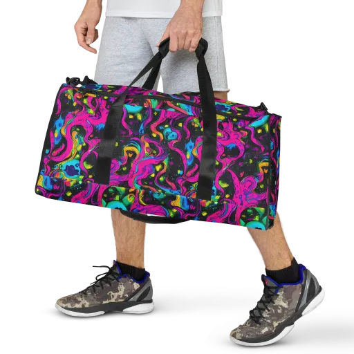 Afterdark Flow on a Duffle Bag