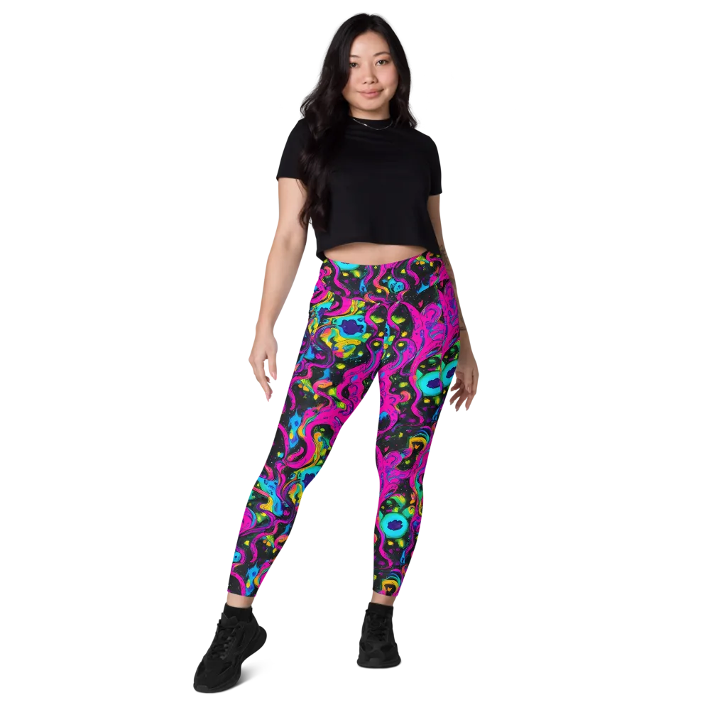 Afterdark Flow on Leggings with Pockets — Front