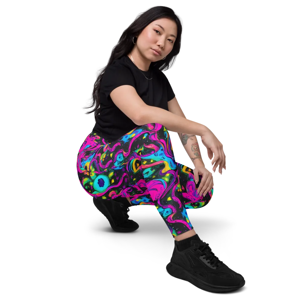 Afterdark Flow on Leggings with Pockets — Right Front