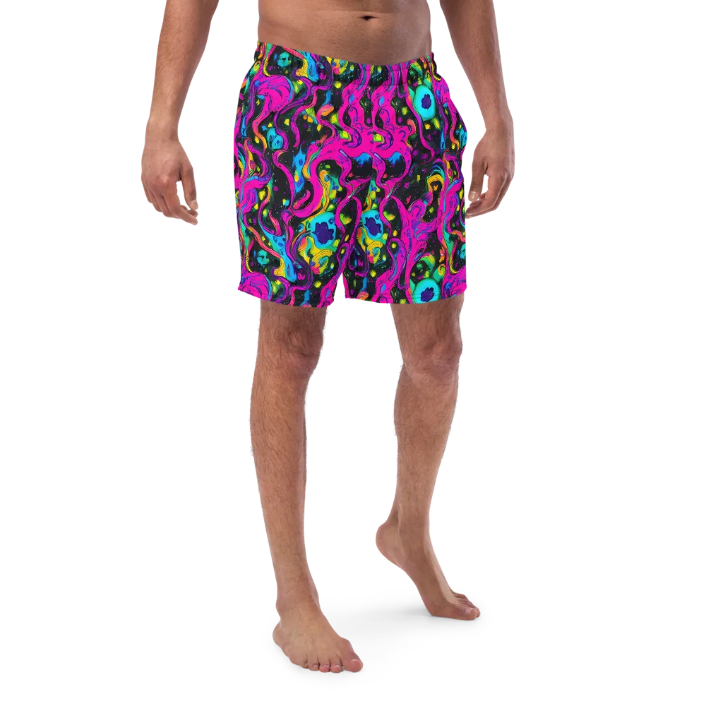 Afterdark Flow on Swim Trunks — Front