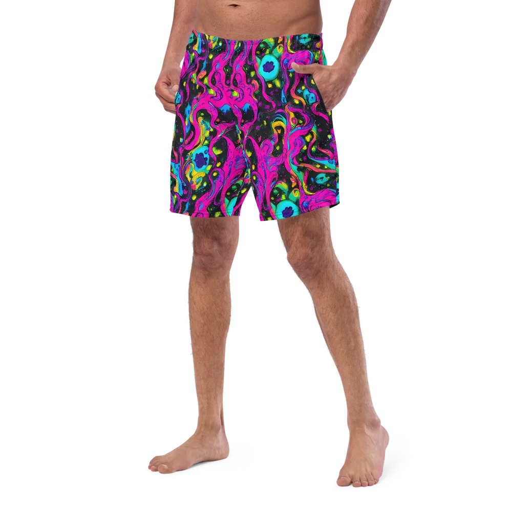 Afterdark Flow on Swim Trunks — Left Front