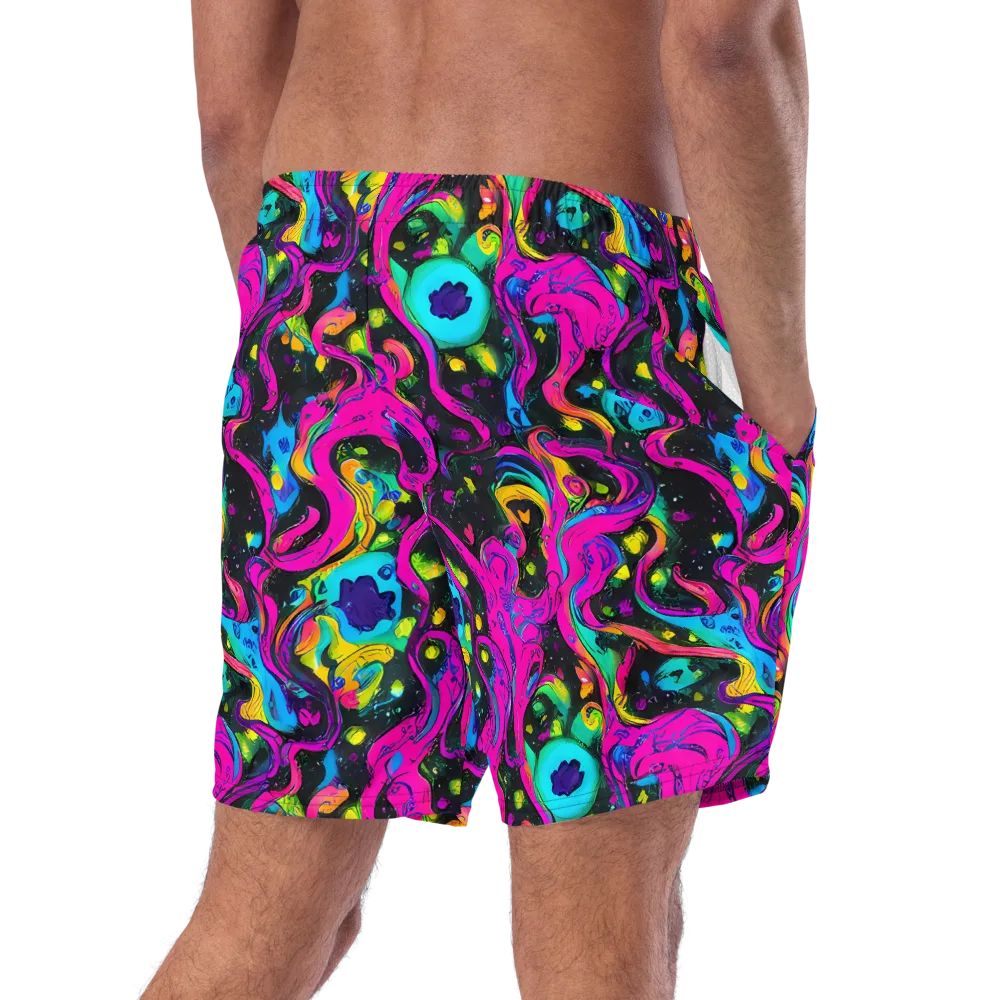 Afterdark Flow on Swim Trunks — Right Back
