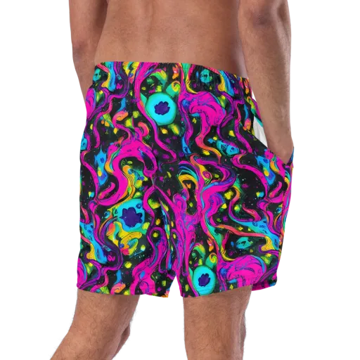 Afterdark Flow on a Swim Trunks