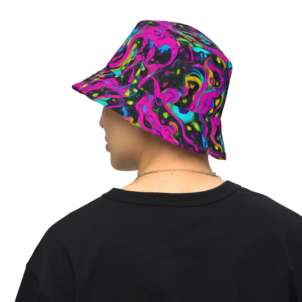 Afterdark Flow on Reversible Bucket Hat — Back Inside