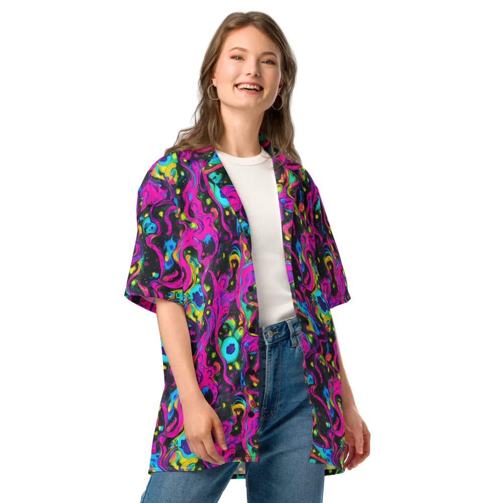 Afterdark Flow on Button Shirt — Front