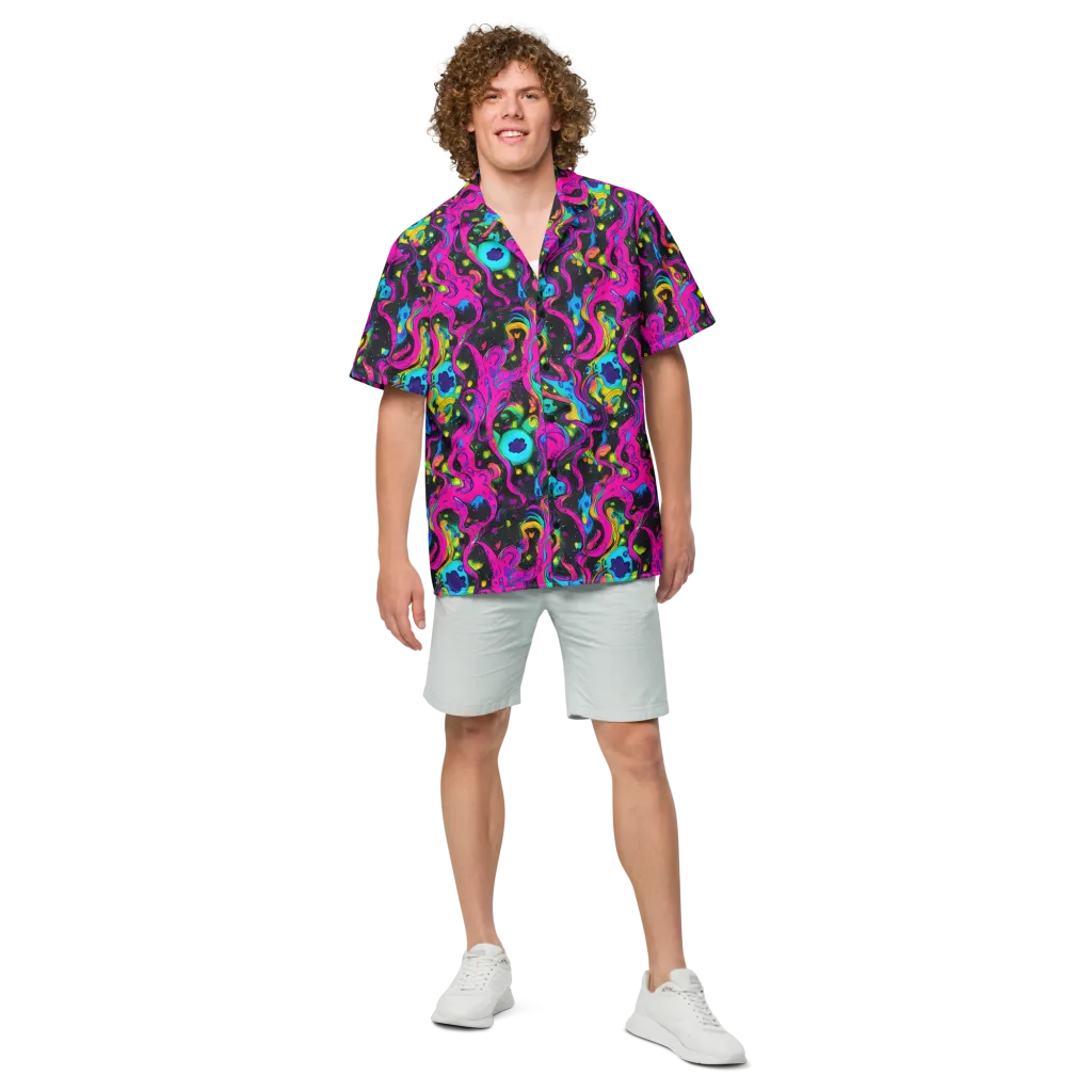 Afterdark Flow on Button Shirt — Front
