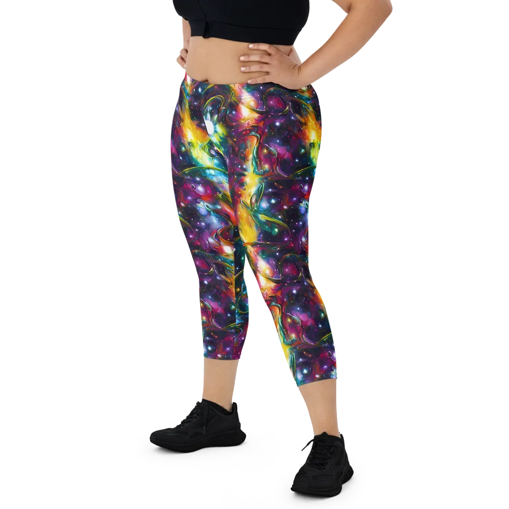 Solar Spell on Capri Leggings — Front