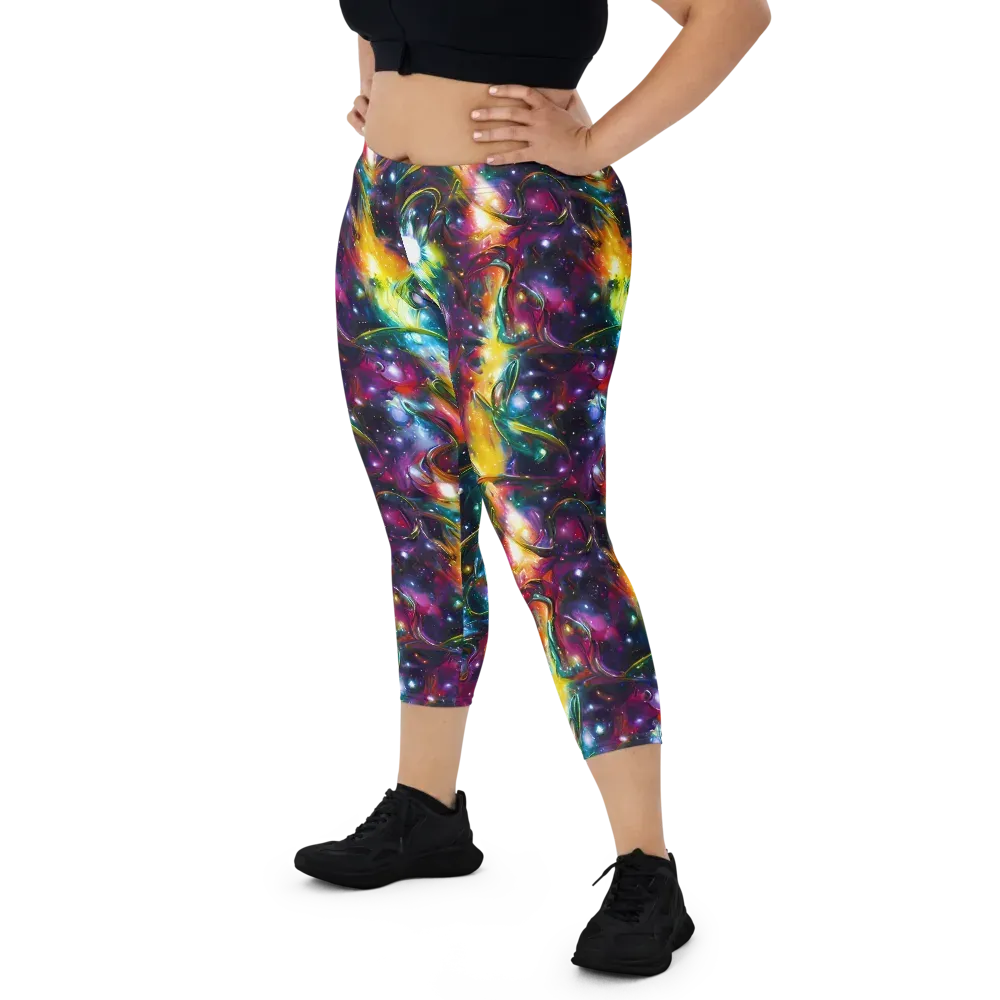 Solar Spell on Capri Leggings — Front