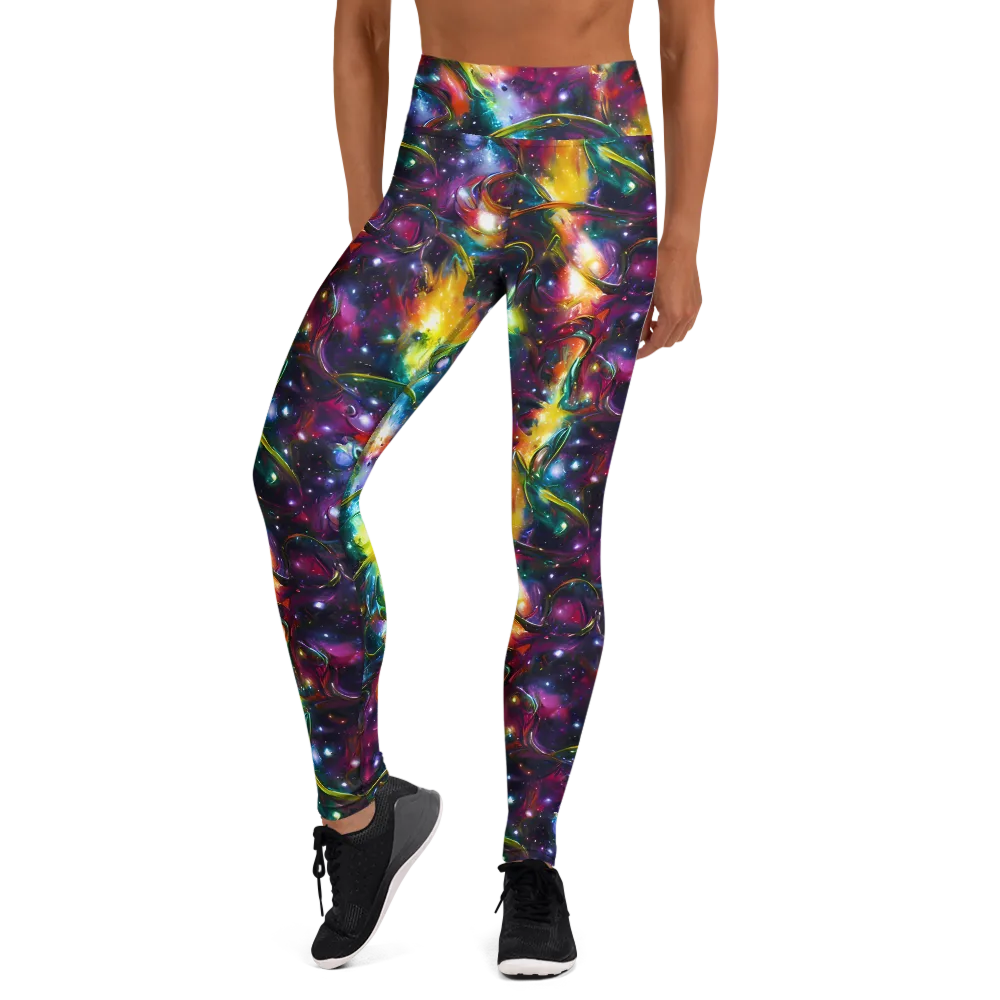 Solar Spell on Yoga Leggings — Front