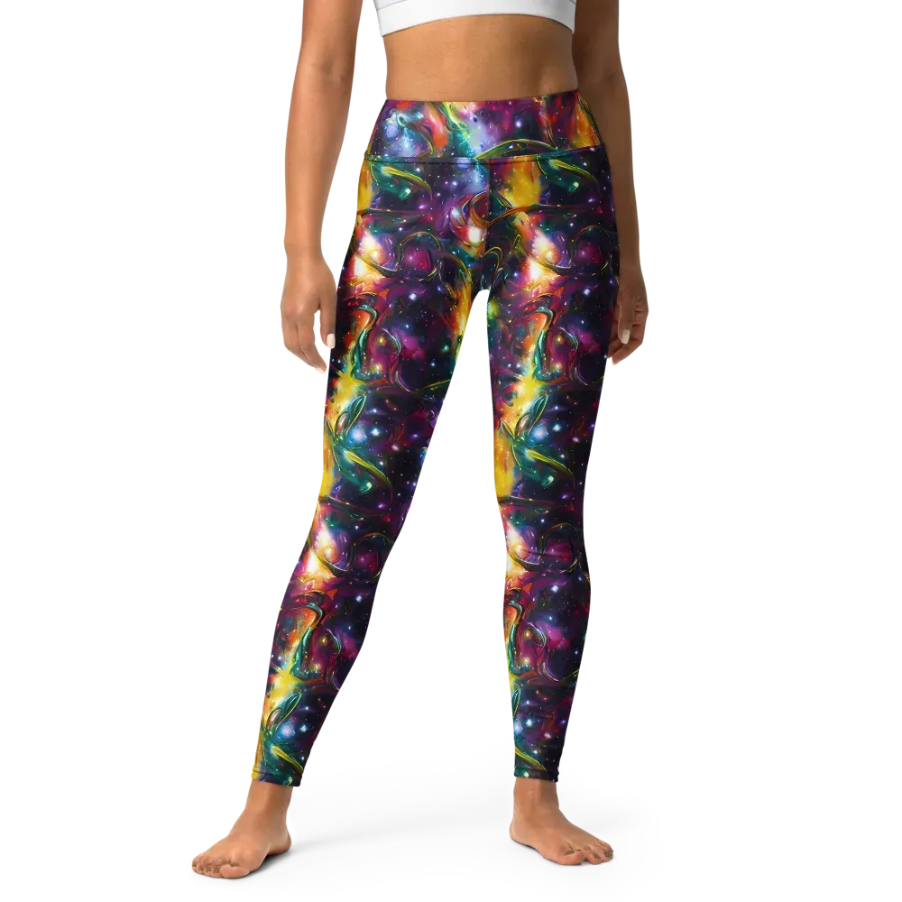 Solar Spell on Yoga Leggings — Front
